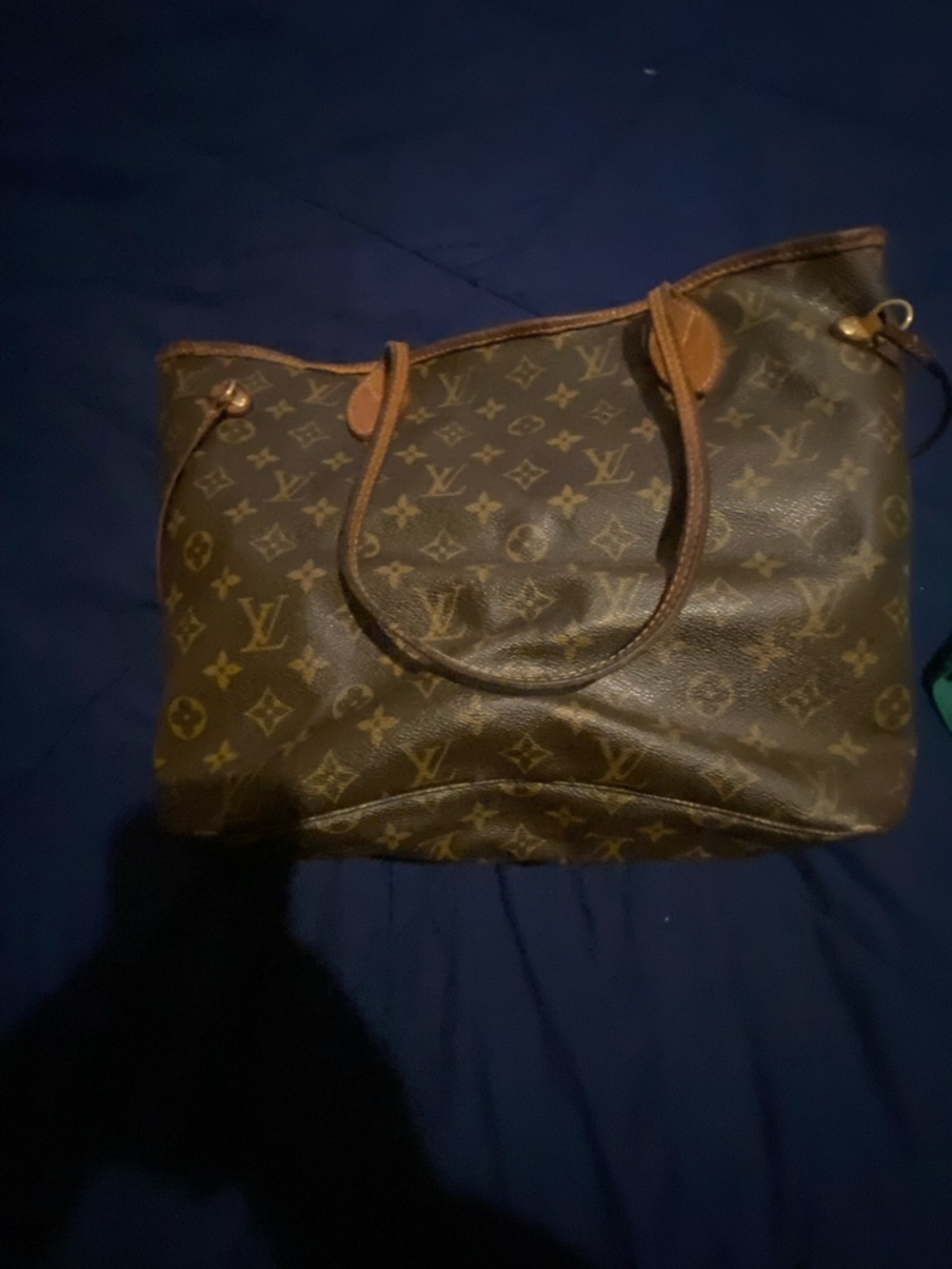 Louis Vuitton Monogram Canvas Tote in Brown and Tan